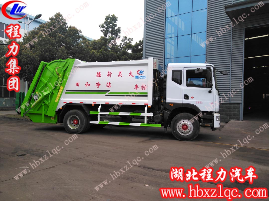 湖北程力東風(fēng)D9壓縮垃圾車廠家價格多少？